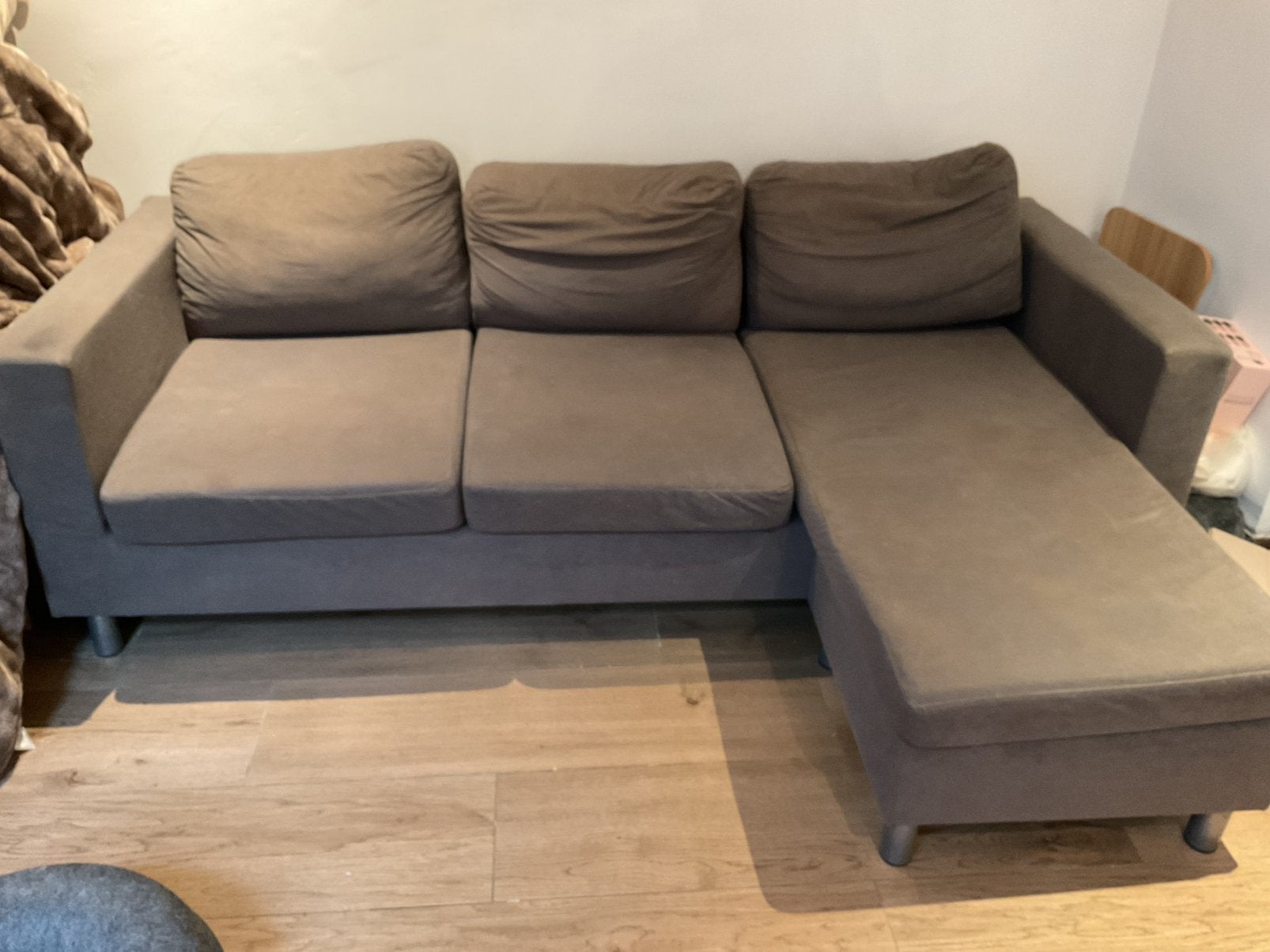 Gratis zetel, Huis en Inrichting, Ophalen, Gebruikt, Stof