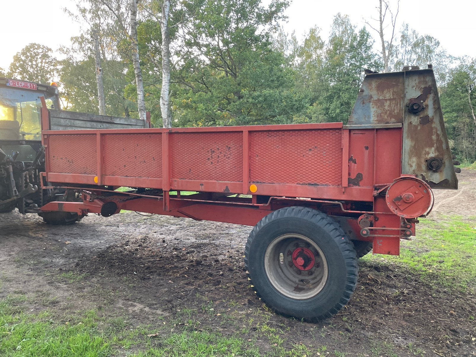 Mestwagen, Zakelijke goederen, Ophalen