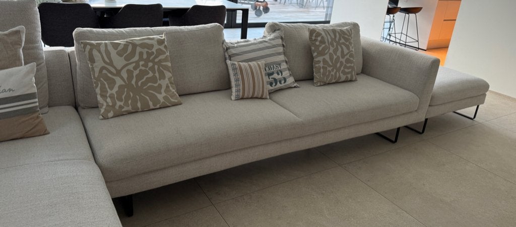 CANAPE CONTEMPORAIN EN TISSU, Maison & Meubles, 75 à 100 cm, Quatre personnes ou plus, Moins de 150 cm, Comme neuf