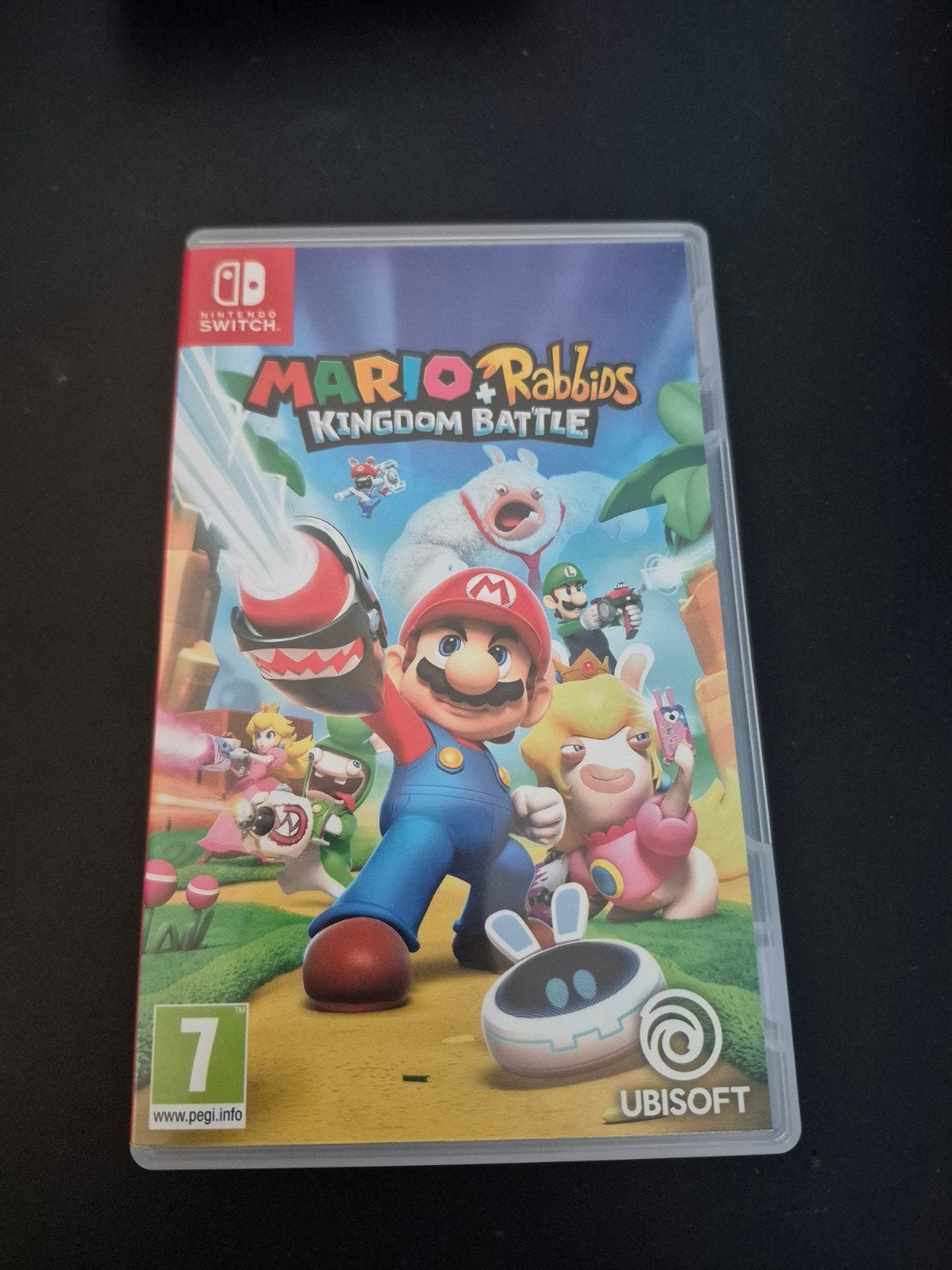 Mario + Rabbids Kingdom Battle SWITCH-SPEL, Games en Spelcomputers, Ophalen, 1 speler, Zo goed als nieuw, Strategie en Constructie