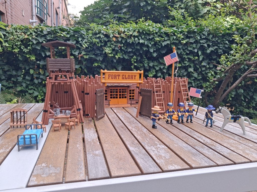 Playmobil 3806 Western Fort Glory Set, Ophalen, Gebruikt, Complete set, Historisch