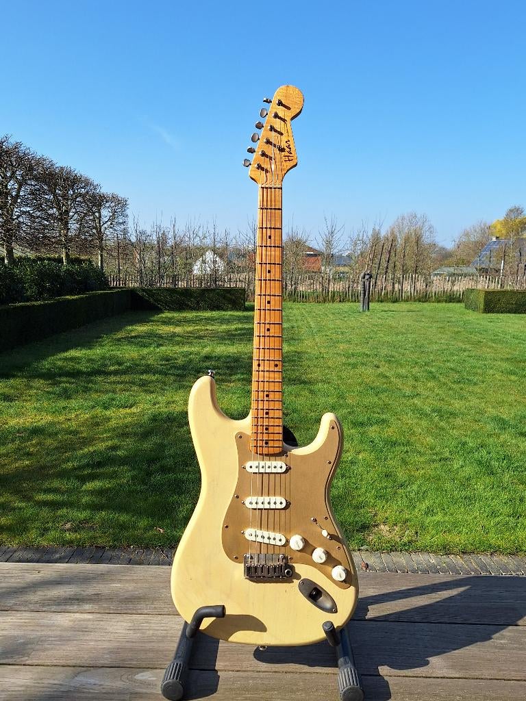 Sa stratocaster, Musique & Instruments, Instruments à corde | Guitares | Électriques, Enlèvement, Utilisé, Solid body, Autres marques