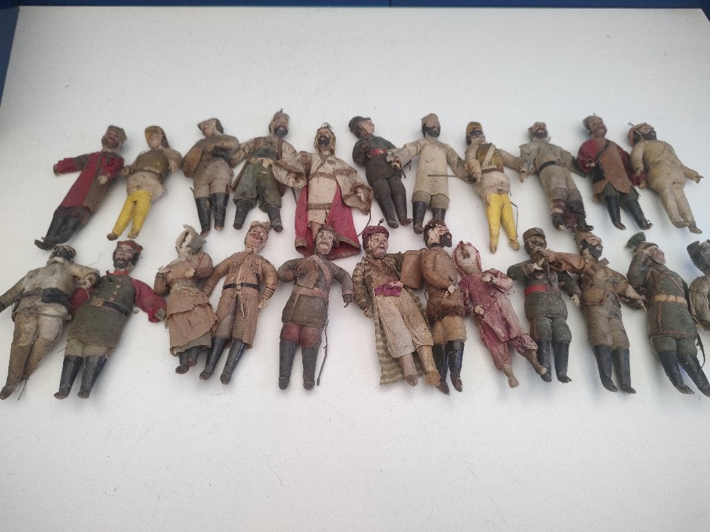 Lot Franse marionetten , 19de eeuws, Antiek en Kunst, Verzenden