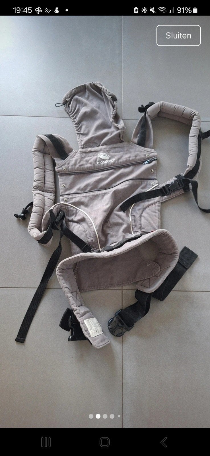 Draagzak Manduca, Enfants & Bébés, Autres marques, Porte-bébé, Enlèvement, Utilisé