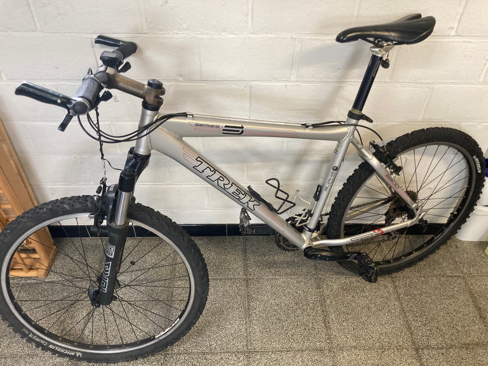 Mountainbike trek, Gebruikt, Vering, Velgrem, 49 tot 53 cm