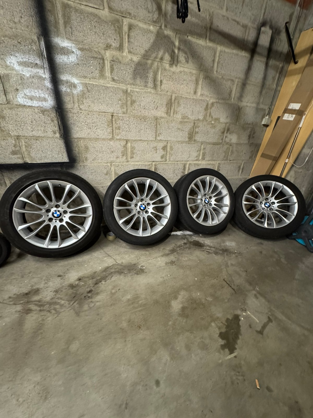 BMW OEM 19 inch M Breedset Style 302M Recht & Ongelast, Enlèvement, 19 pouces, Véhicule de tourisme, Pneus et Jantes