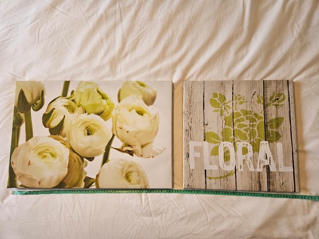 Cadre mural floral, Moins de 50 cm, Enlèvement, Utilisé, 50 à 75 cm