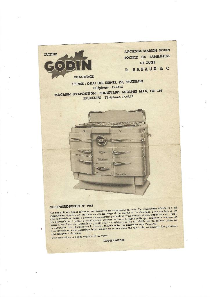 Ancienne Maison Godin, Envoi, Utilisé