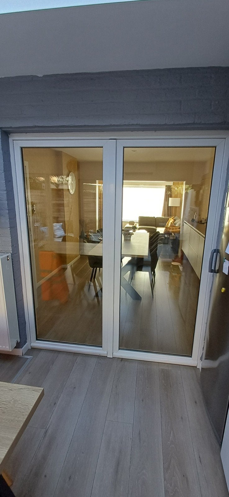 pvc raam zonder onderdorpel., Chambranle de porte, Synthétique, Enlèvement, Utilisé