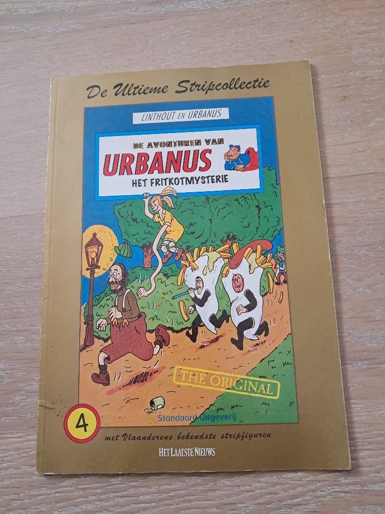 Urbanus  "Het  Fritkotmysterie, Boeken, Stripverhalen, Eén stripboek, Ophalen of Verzenden, Zo goed als nieuw, Linthout en Urbanus