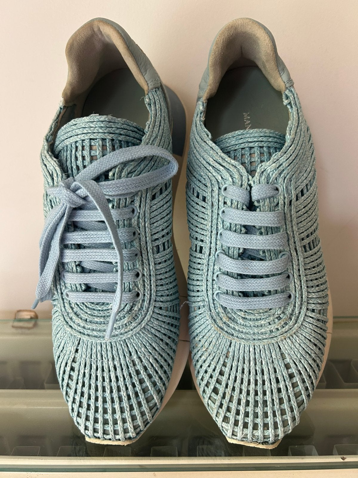 Lichtblauwe sneakers Manuel Barcelo mt 38 NIEUW, Ophalen, Nieuw