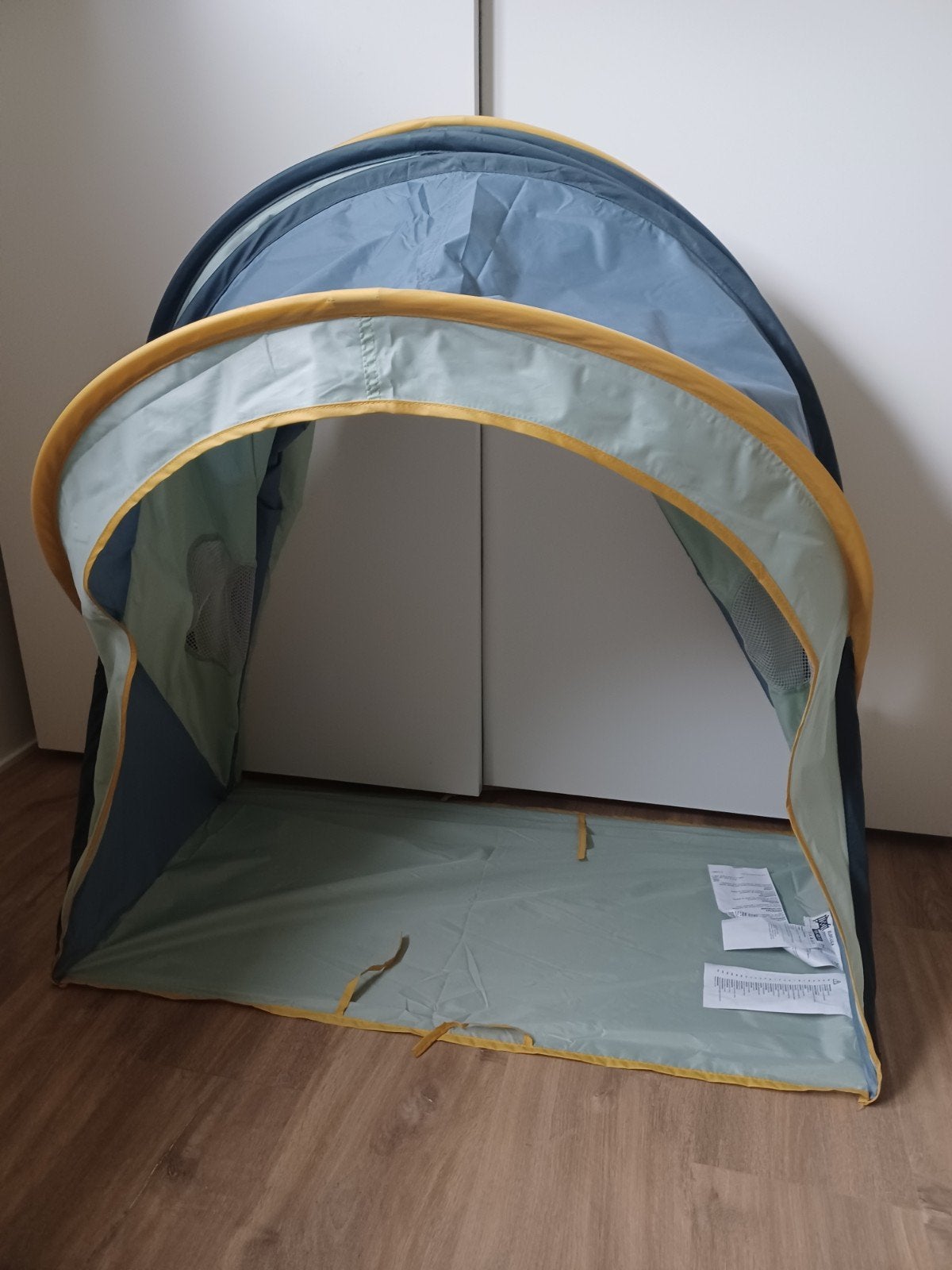 Bedtent ikea, Ophalen