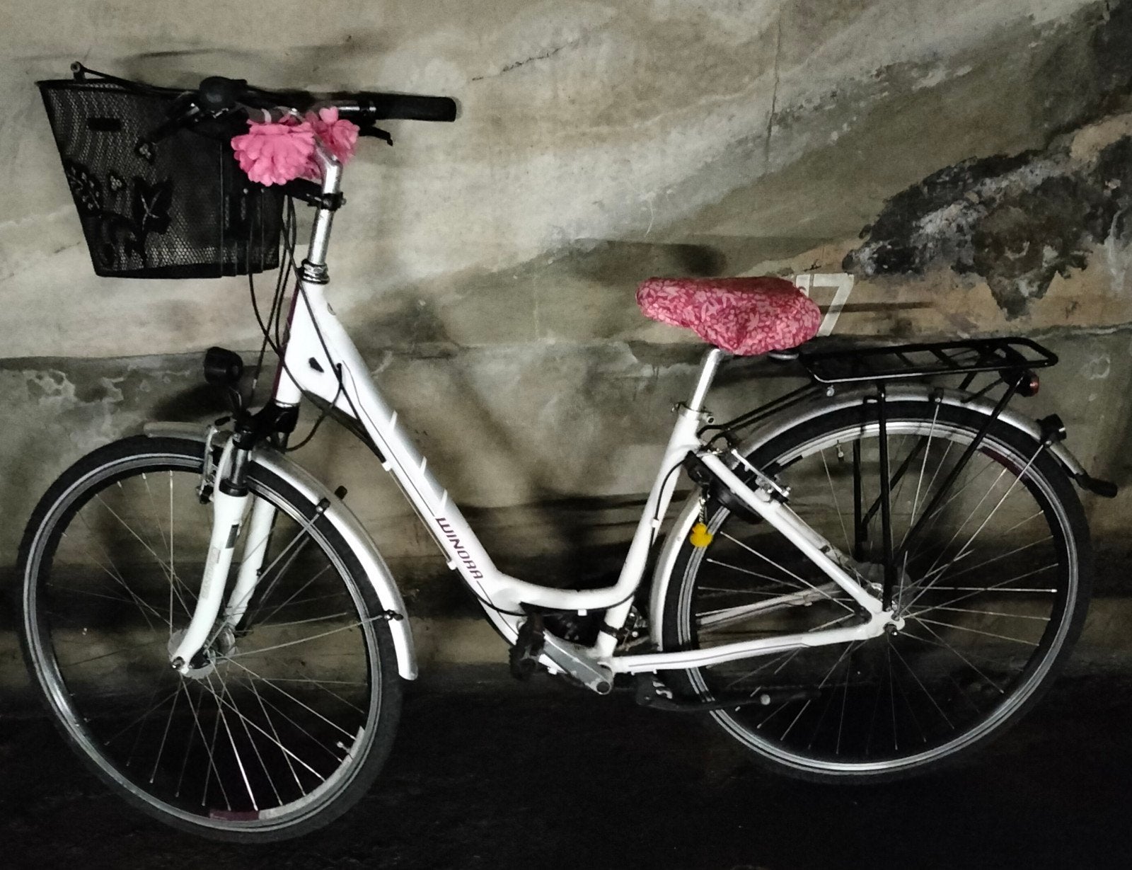 Witte damesfiets, Gebruikt, Velgrem, (Extra) lage instap, 50 tot 53 cm