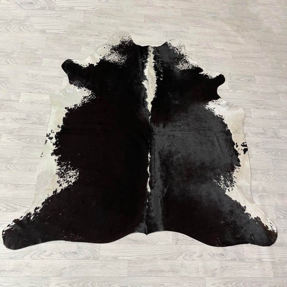 Koeienhuid zwart wit bruin 200x190cm | Lederstore, Meerkleurig, Wandkleed, Nieuw, Ophalen of Verzenden