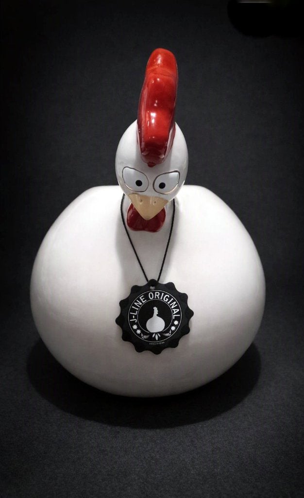 Grande poule porte couteaux, J-Line by Jolipa., Antiquités & Art, Enlèvement
