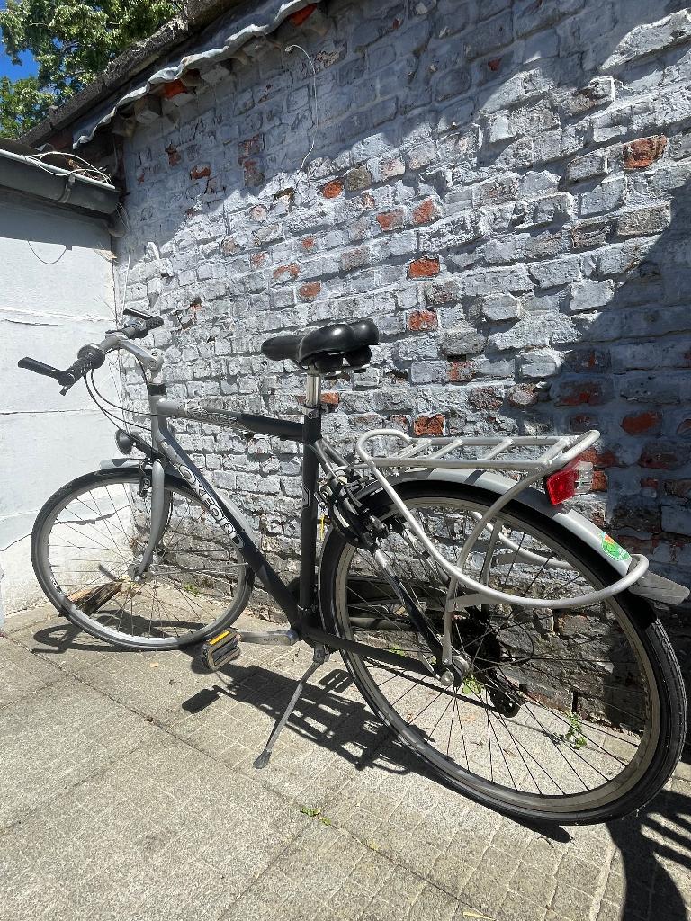 Herenfiets, Fietsen en Brommers, Gebruikt, Velgrem, Versnellingen, 57 tot 61 cm