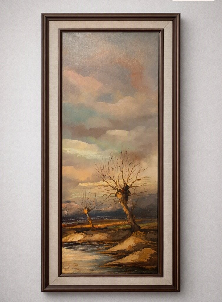 landschapsschilderij, Antiek en Kunst, Ophalen, Landschap, Olieverf, Klassiek