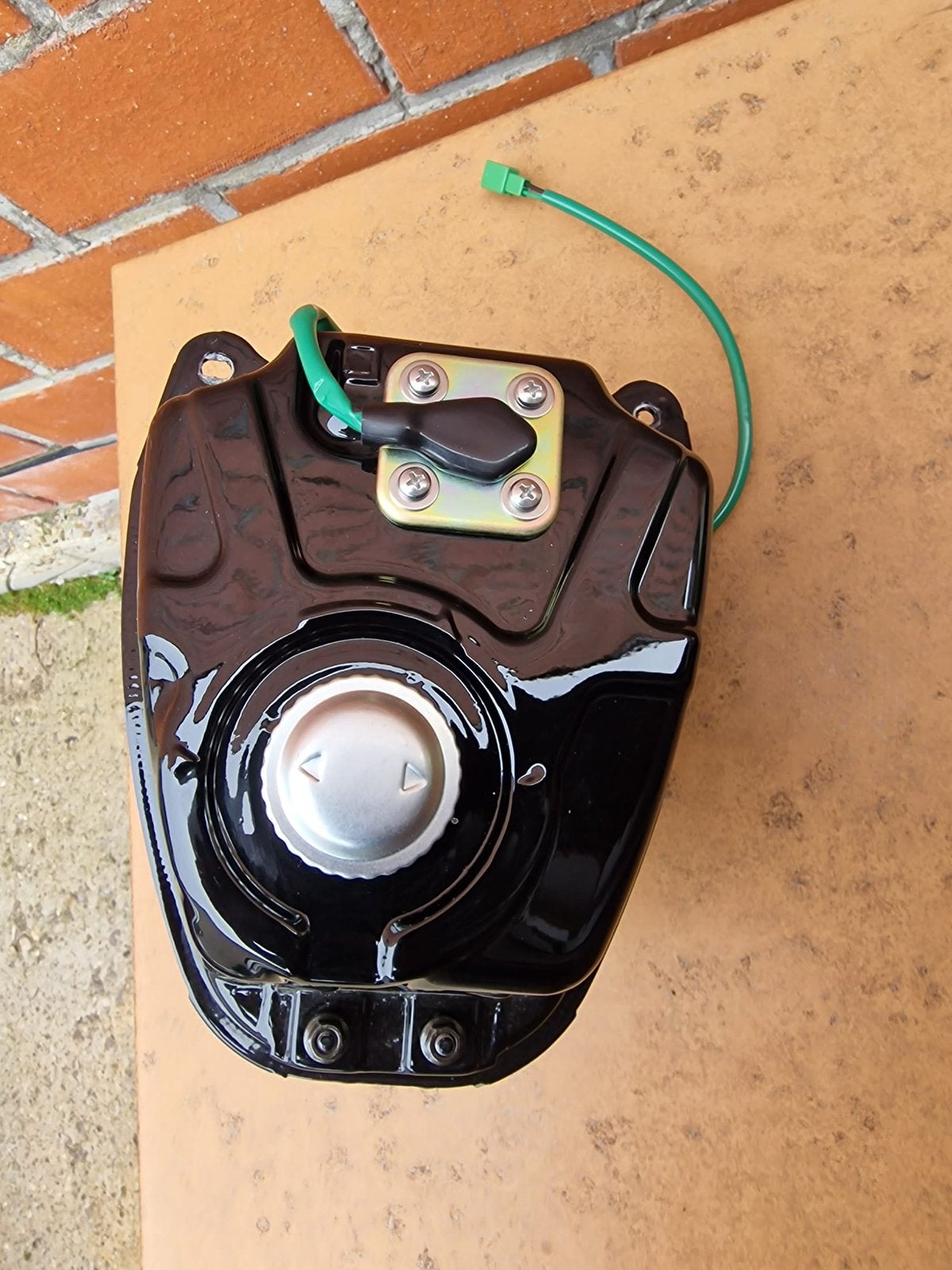 Benzinetank Yamaha of booster zwart, Motoren, Ophalen, Gebruikt