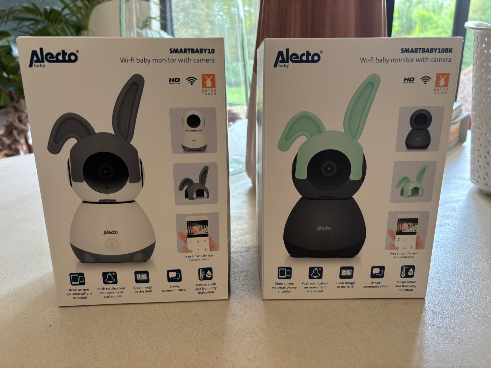 Alecto SMARTBABY10 WiFi babyfoon – 1x nieuw + 1x gebruikt, Enlèvement ou Envoi, Comme neuf, Caméra