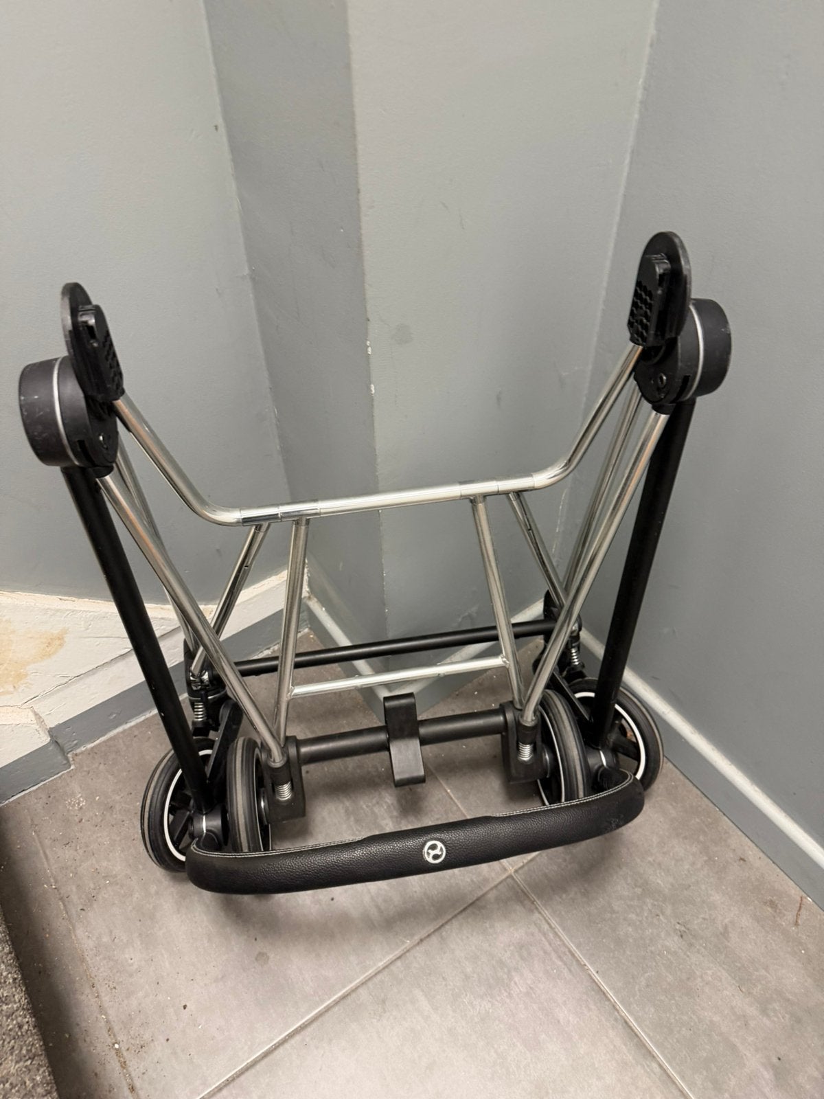 Châssis Poussette Cybex Mios - Chrome & Noir, Enlèvement, Comme neuf