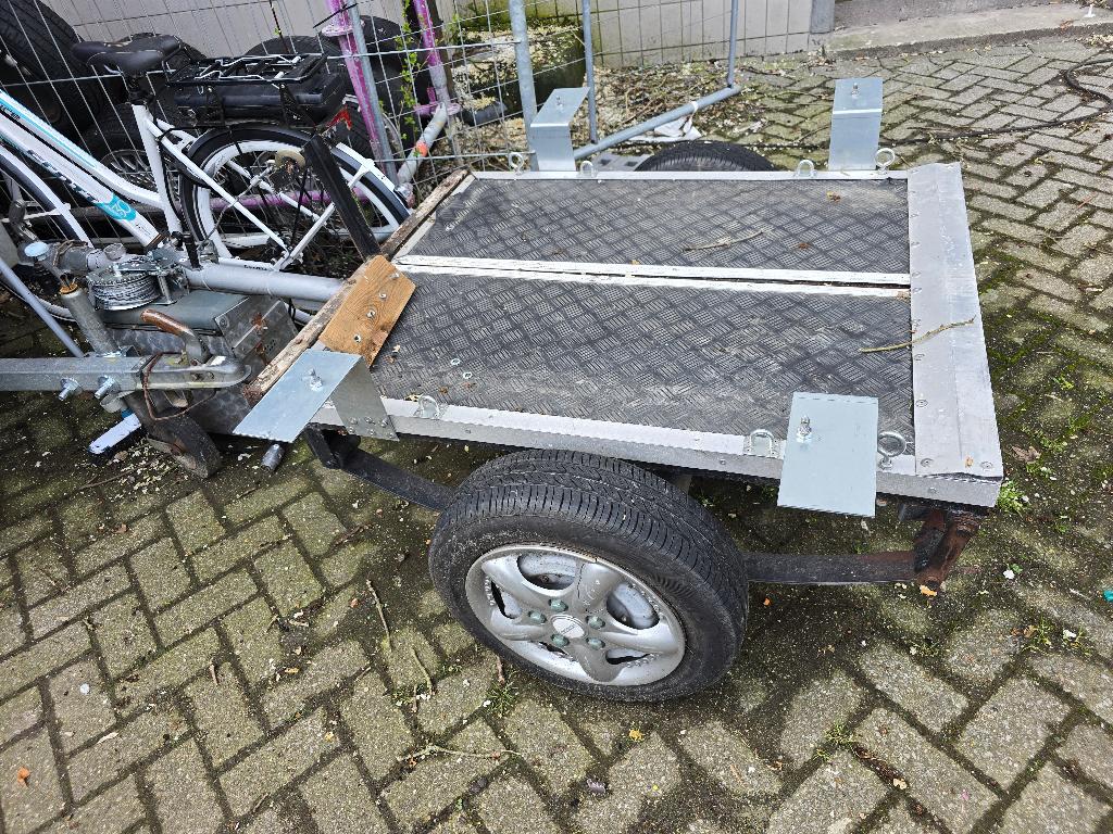 Aanhangwagen, Auto diversen, Aanhangers en Bagagewagens, Ophalen, Gebruikt