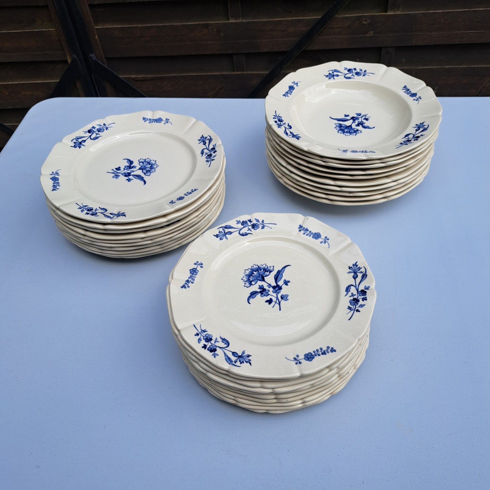 Boch bleuet, Antiquités & Art, Antiquités | Services (vaisselle) complet, Enlèvement