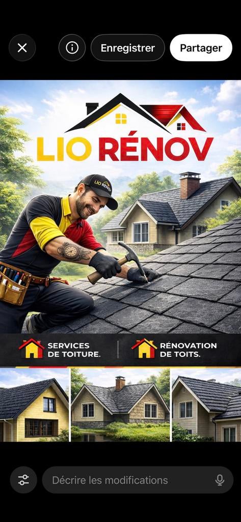 Spécialiste en toiture, Enlèvement