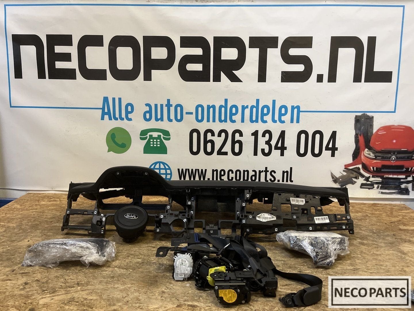 KIA NIRO AIRBAG AIRBAGSET COMPLEET ORIGINEEL, -, -, Ophalen of Verzenden, -