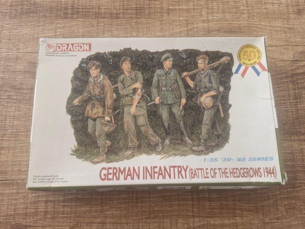 Dragon 1/35 German Infantry Battle of the Hedgerows 1944, Ophalen of Verzenden, Nieuw, 1:35 tot 1:50, Figuur of Figuren