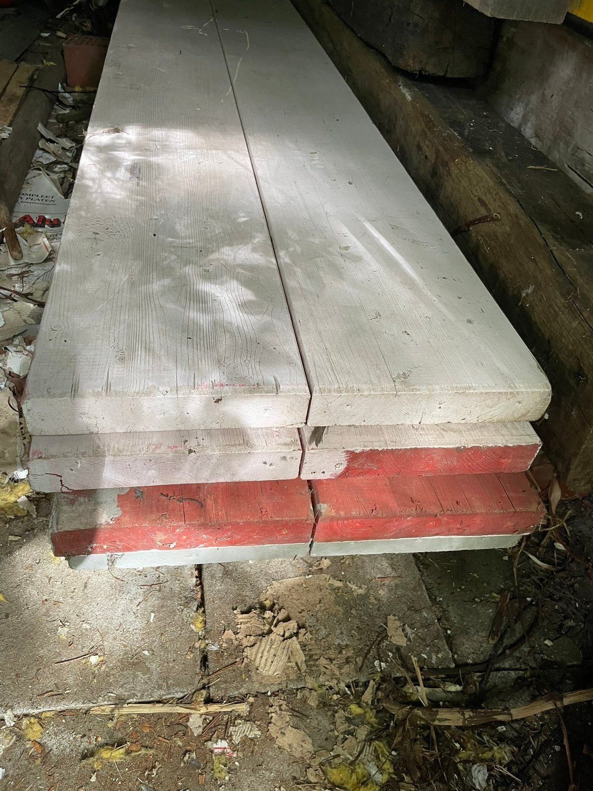Steigerplanken, Doe-het-zelf en Bouw, Ophalen, Gebruikt, 25 tot 50 mm, 200 tot 250 cm