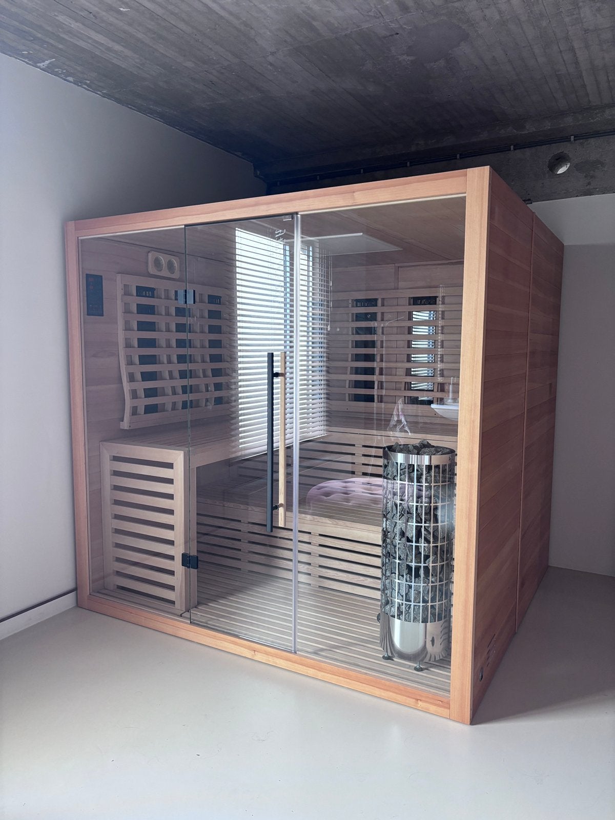 Complete Sauna Infrarood ZGAN, Ophalen, Zo goed als nieuw, Infrarood, Complete sauna