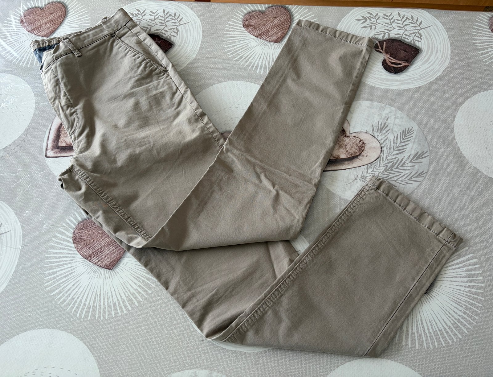 Pantalon Chino / Jean Springfield beige - Homme - Taille 42, Vêtements | Hommes, Enlèvement ou Envoi, Comme neuf, Beige
