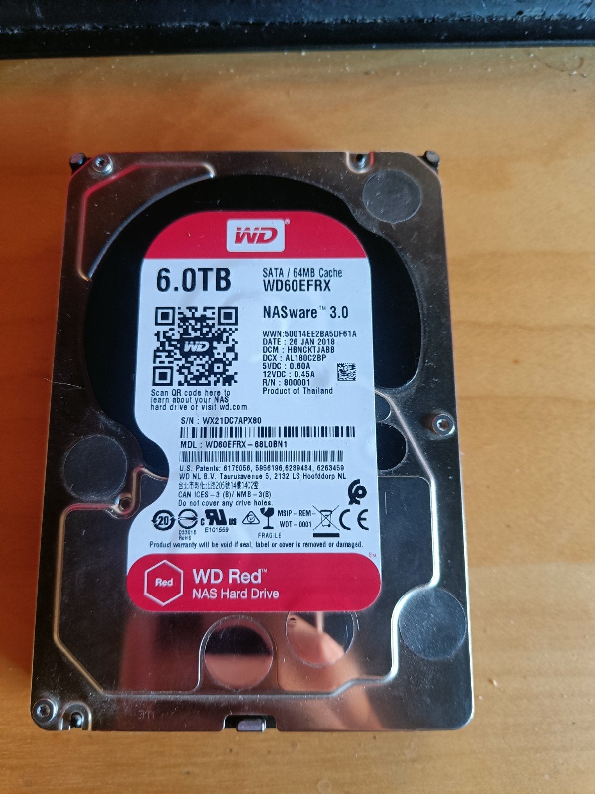 6TB HDD, Informatique & Logiciels, Enlèvement, Comme neuf, HDD