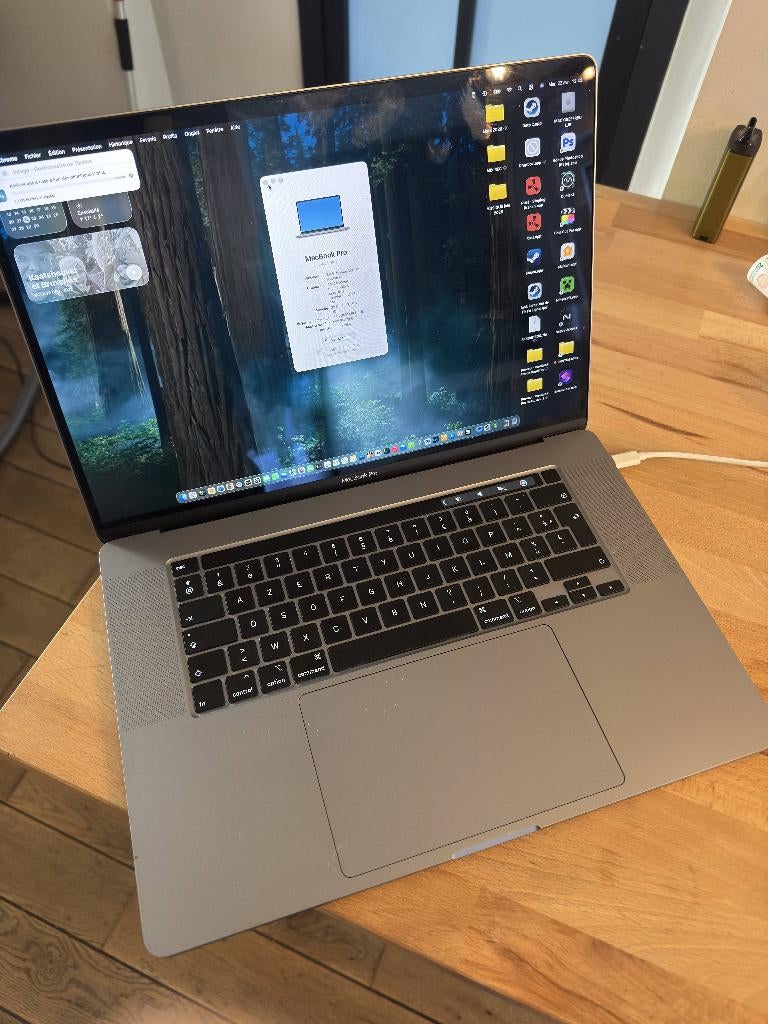 MacBook Pro 16" 2019 – i9 / 32Go RAM / 2To SSD-Très bon état, Ophalen, 1 TB of meer, 2 tot 3 Ghz, 32 GB