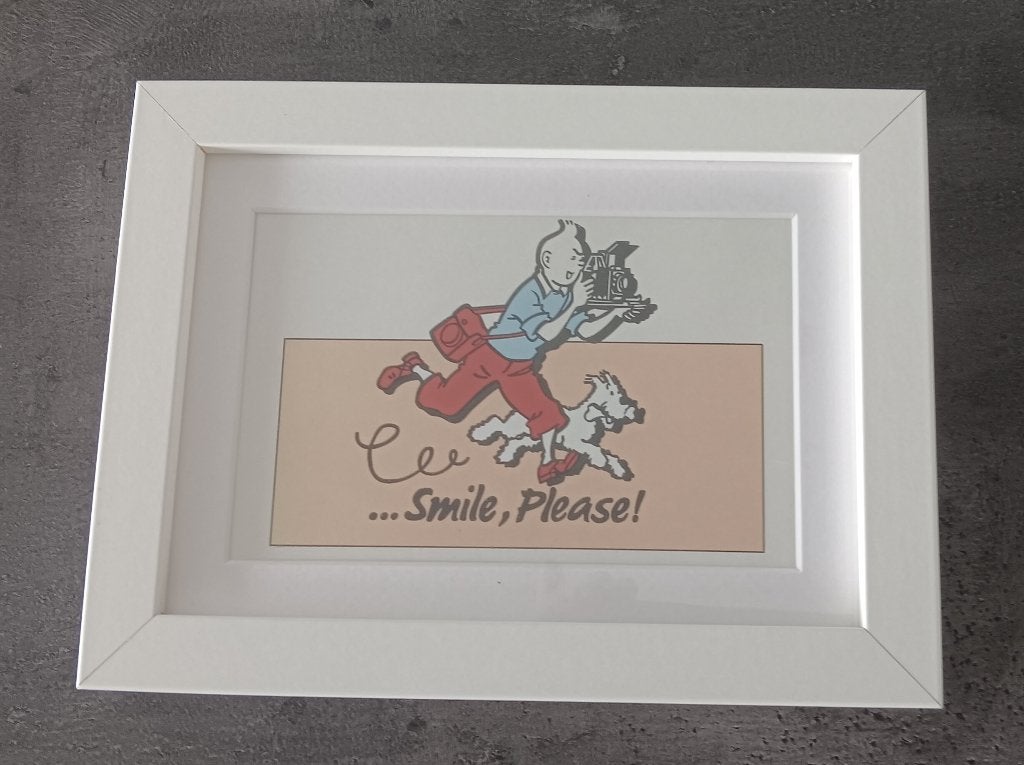 Cadre Tintin, Collections, Enlèvement ou Envoi, Tintin, Comme neuf, Autres types