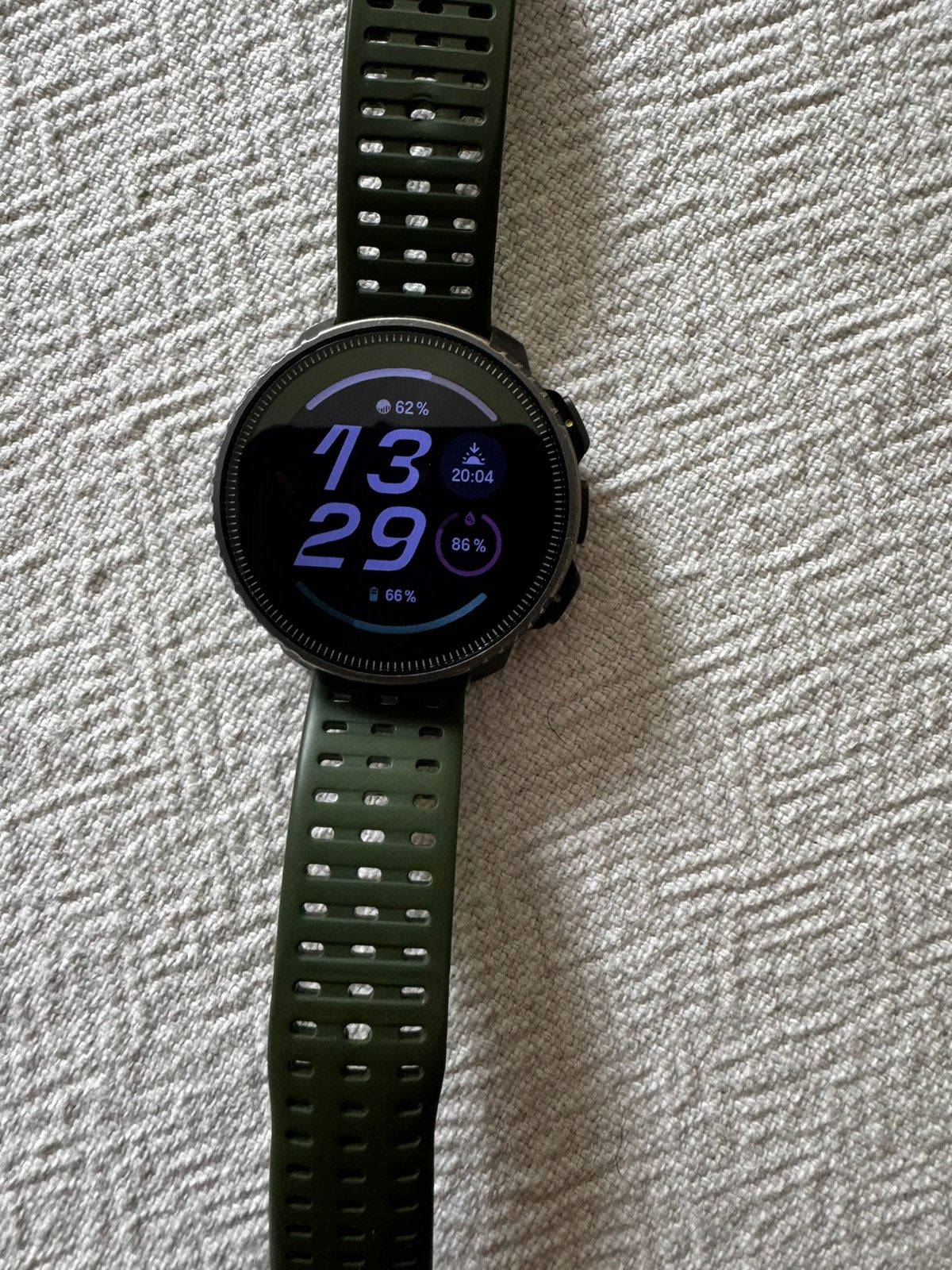 SUUNTO Vertical Titanium Solar, Ophalen, Gebruikt, Waterdicht, Groen