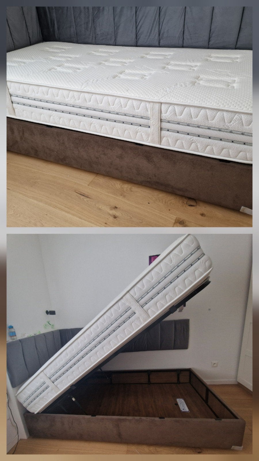 Lit 100x200 avec matelas, Enlèvement