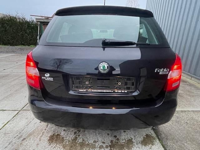 Skoda Fabia 1.2cc HTP 5d Airco 5v , 8/2008, Stof, Zwart, Handgeschakeld, Particulier