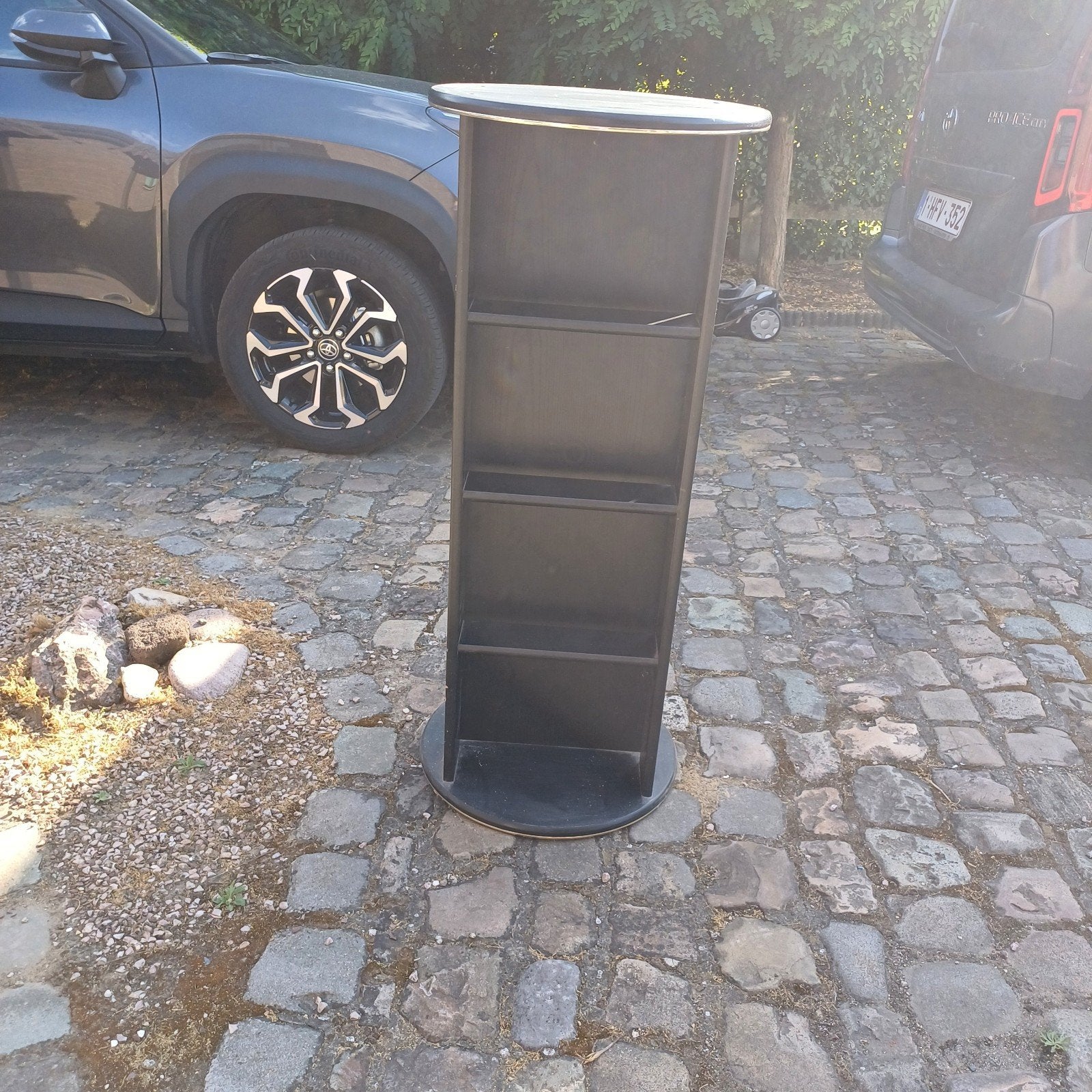 draaitoren zwart voor cd's of dvd's, Ophalen, Gebruikt, Overige materialen, Cd's of Dvd's