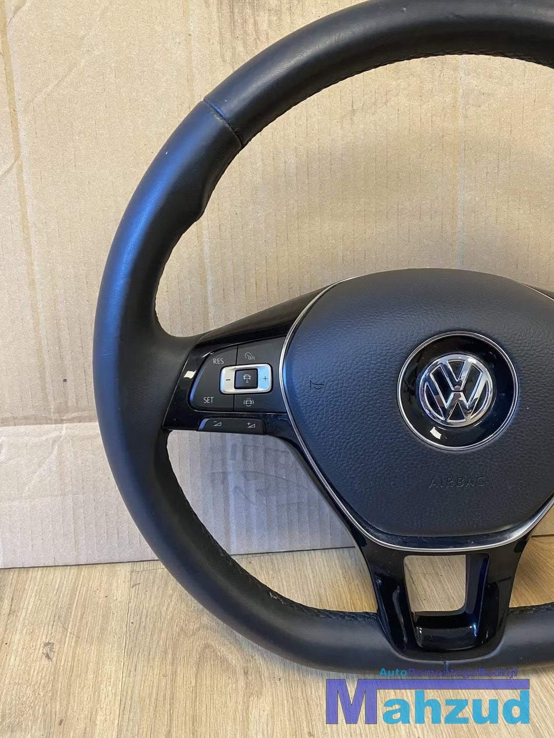 VW GOLF 7 POLO TIGUAN CADDY Leer stuurwiel stuur met airbag, Gebruikt, Volkswagen, Volkswagen AG, Vw@volkswagen.de