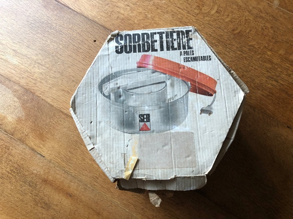 Sorbetière, Enlèvement, Utilisé