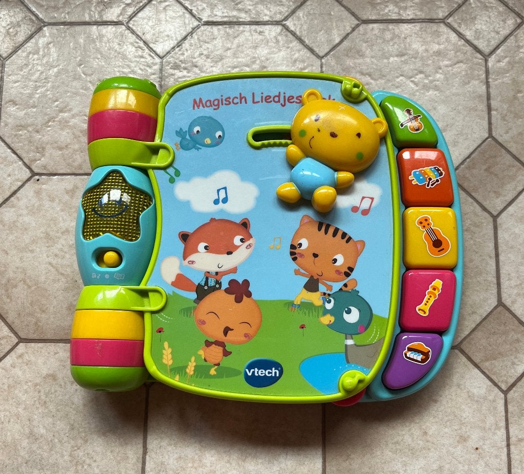 Vtech muziekboekje, Ophalen, Gebruikt