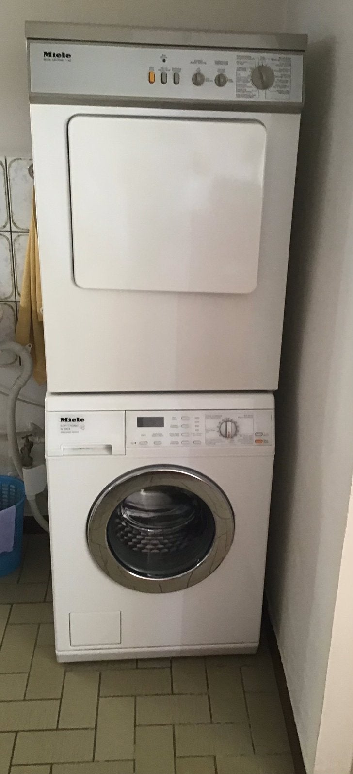 Machine à laver et sèche-linge Miele, Electroménager, Enlèvement, Utilisé
