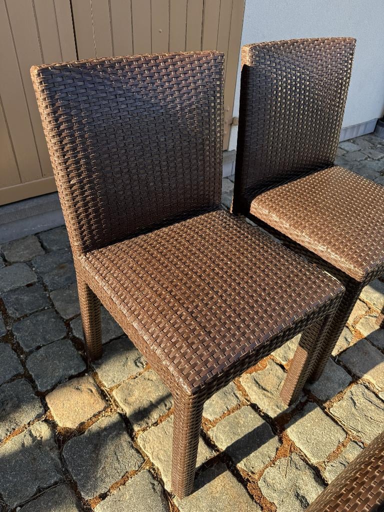 Chaises Ligne Roset, Maison & Meubles, Chaises, Comme neuf, Cinq, Six Chaises ou plus, Cuir, Enlèvement