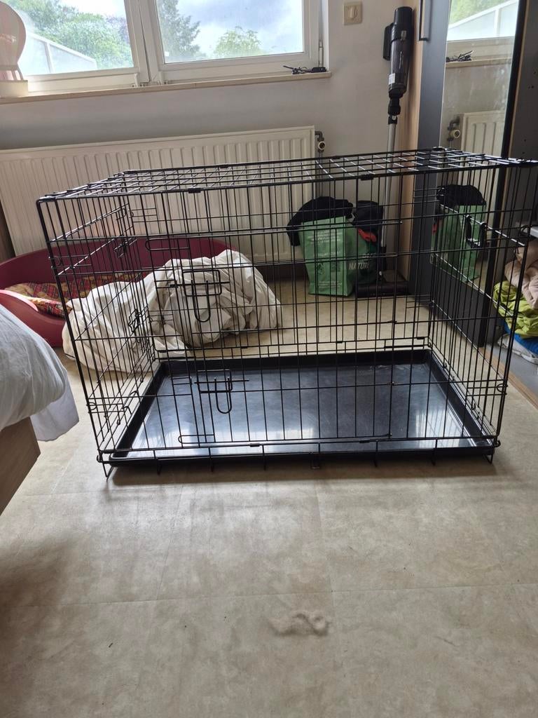 Honden bench, Dieren en Toebehoren, Hondenhokken, Ophalen, Gebruikt, Minder dan 65 cm, Hondenhok