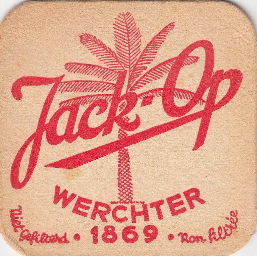 Oud bierviltje Br. Jack-Op Werchter, Ophalen of Verzenden, Viltje(s)