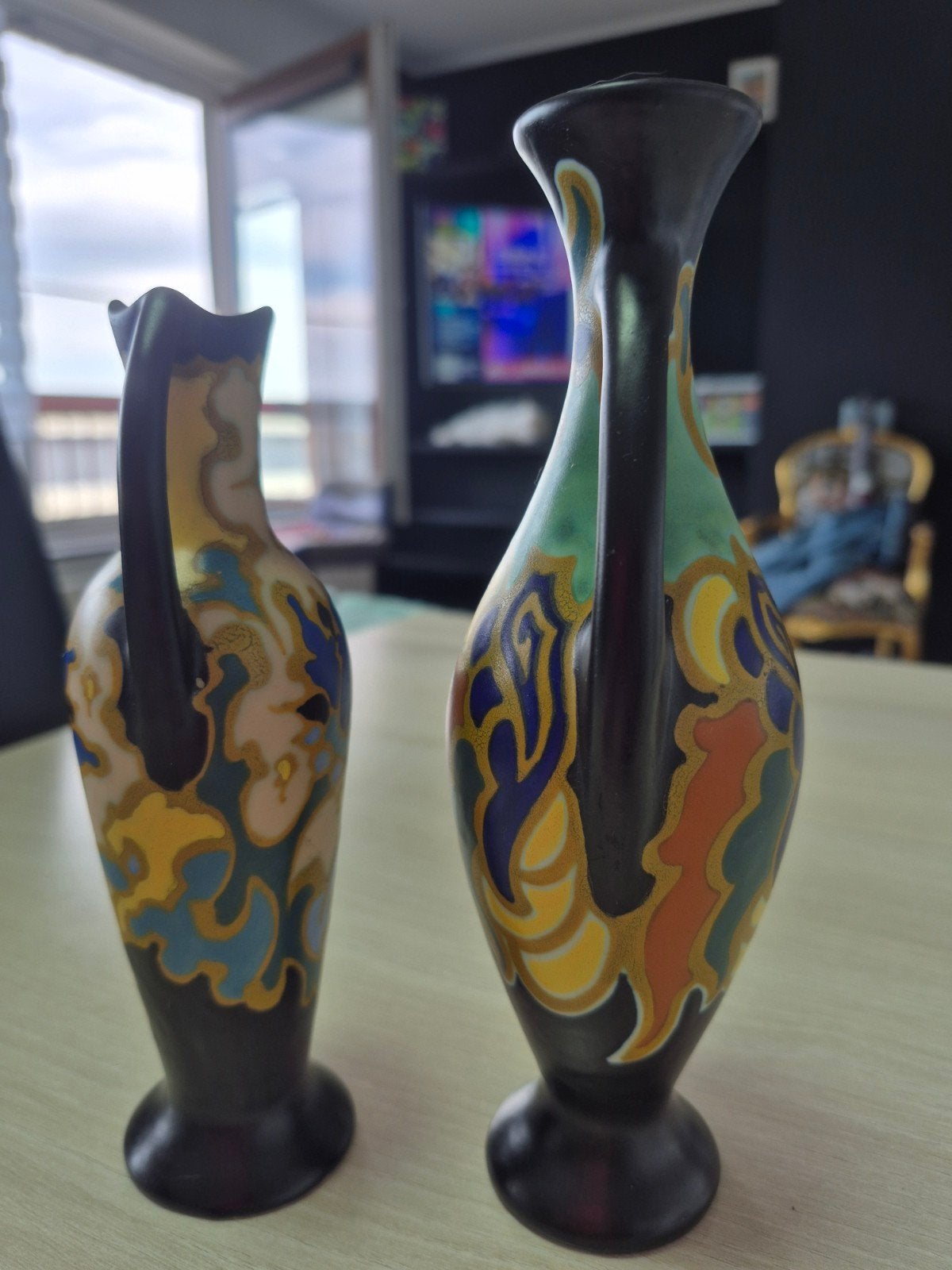 Deux petits vases Gouda., Enlèvement