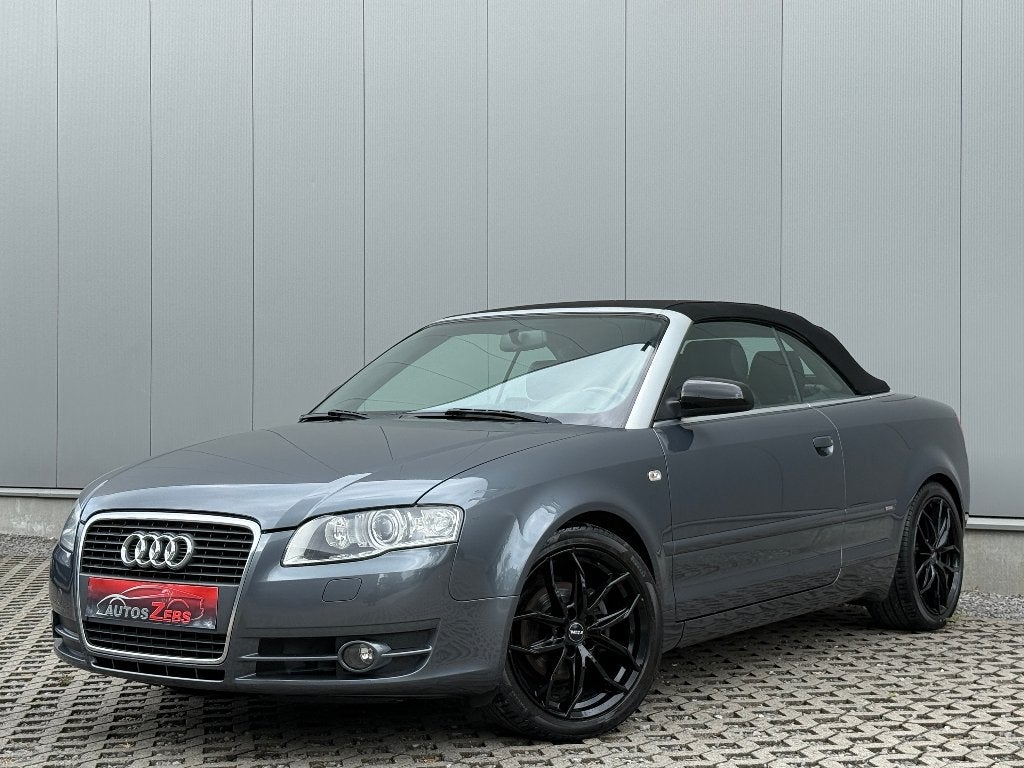 Audi A4 Cabriolet 2.0 TDi S-Line Cruise Bose Navi DigAirco, Voorwielaandrijving, 4 zetels, Zwart, 4 cilinders