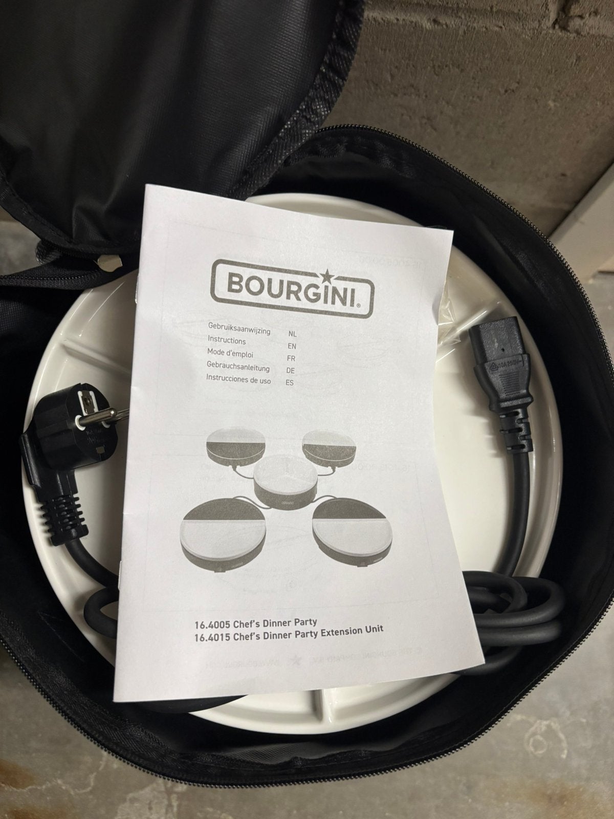 Bourgini gourmetstel, Enlèvement, Comme neuf, Moins de 4 personnes