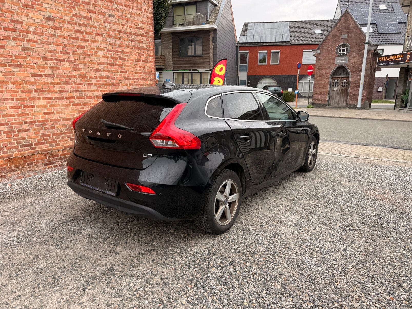 Volvo V40 D2 1.6 Diesel Euro 5 12/2013, Autos, Euro 5, Achat, Entreprise, Noir